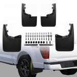 4Pcs Car Mud Flaps Easy to tall Repair Part Stable Replaces Splash Guards Mudflaps Protection Fender for Ford F150