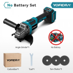 YOFIDRA M14 Harjadeta Elektriline Nurklihvmasin 6 K&auml;iku Laetav Nurklihvmasin Poleerimisv&otilde;imsust&ouml;&ouml;riistad Makita 18V Aku Pinni jaoks NO Battery