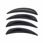For Subaru BRZ -2025 ABS Black Car Fender Flares Mud Flaps Arch Wheel Eyebrow Lips Strips sticker Trim Car Accessories Glossy Black