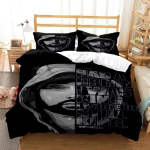 Eminem Hip -hopi Laulja 3D Prinditud Voodipesu Tekikott Kuninganna Voodipesu Komplekt Pehme ja Mugav Kohandatud Kuninga Suuruses Voodipesu Komplekt AU Single 140x210cm