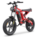 Hidoes HD-B6 T&auml;iskasvanute Elektrijalgratas 1200W Suure V&otilde;imsusega Mootor 48V15.6Ah Aku 20-tollised Rattad &ndash; T&auml;iuslik Linnaliiklusse ja Maastikus&otilde;iduks