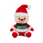 Jouet pour chien en peluche - GLORIA - Gloria XMAS NICK - Rouge - Polyester - Int&eacute;rieur punane