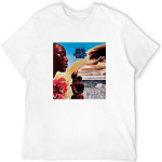 Miles Davis Bitches Brew Kaanekujundusega T-s&auml;rk Jazzimuusika Album Vin&uuml;&uuml;l T-s&auml;rk Valge S valge