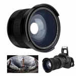 58mm Kalasilma Lainurkobjektiiv 0.35x, Abiobjektiiv Canon Dslr 70d 60d 7d 6d 700d 650d 600d 550d 1100d jaoks must