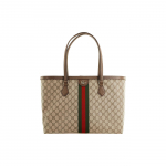 Gucci Ophidia GG Keskmine T&otilde;mblukuga K&auml;ekott Beež/Eebenipuu Unisex T&otilde;mblukuga K&auml;ekotid P&auml;evitus 631685-96IWB-8745 Basic Set (Bag+Dust Bag)