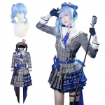 Suisei Hoshimachi Cosplay VTuber Kost&uuml;&uuml;m Kooli Live2D Lavakost&uuml;&uuml;mi jaoks Hoshimachi Parukas Suurus [Suurep&auml;rane Kvaliteet] Parukas, T&auml;iskasvanutele, Festivalidele, &Uuml;ritustele,