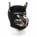 Unisex seksikad meeste kost&uuml;&uuml;mid naistele Lateks avatud suu auguga koera peakatted kogu n&auml;oga Feti&scaron; Mask Kapuuts Halloweeni kutsikate m&auml;ngupeoks