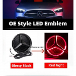 Auto iluv&otilde;re embleem 3D Esik&uuml;lje embleem LED-tuledega Mercedes Benz W205 W212 W213 W204 ML W166 CLA C117 W176 W177 E GLA GLC GLE jaoks GLK-X204 2013-2015
