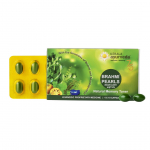 Kerala Ayurveda Brahmi P&auml;rlid Ajutervise Kapslid Keskendumiseks Vaimse Selguse Stressi Toetuseks Ghee Baasil 40 tk