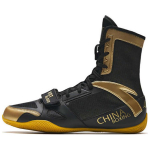 Anta Cushioning, Wear Resistant High top Training Shoes Men's Black Gold 412440905-3 38