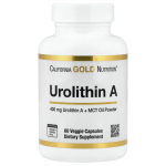 California Gold Nutrition, Urolitiin A koos MCT &otilde;li pulbriga, 60 k&ouml;&ouml;giviljakapslit
