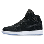 Jordan 1 Retro High Heiress Must Suede GS 832596-001 36 black