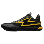 Li Ning Wade Flash Comfortable Slip Resistant Low top Basketball Shoes Men's Black Yellow ABPU027-2 45