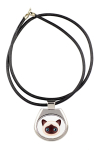 Birman - pendant necklace with graphic on a chain strap by Art-Dog brand black