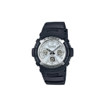 CASIO Meeste vedelkristall/analoog kahekordse n&auml;iduga seeria Valge kell AWG-M100S-7AJF AWG-M100S-7AJF Black Strap