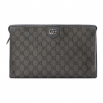 Gucci Ophidia Topelt G Logoga T&otilde;mblukuga L&otilde;uendist ja Nahast &Auml;&auml;ristusega Kosmeetikakott Meeste kosmeetikakott Hall Must 598234-UULBN-1244 Basic Set (Bag+Dust Bag)