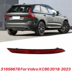 Volvo XC60 2018- tagumise kaitseraua helkuri &auml;&auml;rislamp piduritulede helkurile Red Left