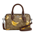 Coach Track 18 Klassikaline logo Banaanitr&uuml;kiga Kunstnahast K&auml;e-&otilde;la-ristkorralik kott V&auml;ikesed Unisex kotid Pruun CR246-SVNM9 Basic Set (Bag+Dust Bag)