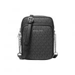 Michael Kors MK Jet Set Travel Monogram T&otilde;mblukuga Keti&otilde;lari ristkorpuskott Keskmine Naiste kotid Must 35F1STVC2B-BLACK Basic Set (Bag+Dust Bag)
