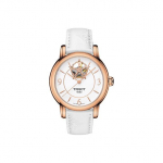 Tissot Heart Series Automaatne Mehaaniline Liikumine 30M Veekindel Kell 35mm Kuldne Tihvt Roostevabast Terasest Korpus Nahkrihm T050.207.37.017.04 Regular Watch Box,White Dial