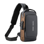 Vargusvastane kott meestele Crossbody kott &Otilde;lakotid USB-laadimisega Kooli L&uuml;hireisi Messenger kotid Esmaklassiline Vastupidav black