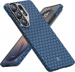 Benks Kevlar Series Samsung Galaxy S26 Ultra jaoks &Uuml;mbris Kootud aramiidkiud &Uuml;mbris Samsung Galaxy S26 jaoks koos MagSafe'iga Carbon Fiber&Galaxy S26 Ultra sinine