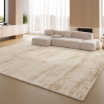 Moodne stiil Elutoa kaunistus Line Vaip Pehmed vaibad Magamistuppa Triibuline disain Libisemiskindel vaip Kodu Kreemikas stiil P&otilde;randamatt 60x90cm white