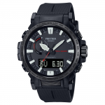 Casio Pro Trek Meeste Roostevabast Terasest 100M Veekindel Digitaalne Alarmi Kvartsikell PRW-61Y-1B hall v&auml;rv