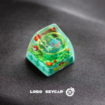 Anime klahvikork Pokemon Snorlax Pikachu Gengar &Uuml;ksik K&auml;sit&ouml;&ouml; Armas Vaik Kohandatud Esc Mehaaniliste Klaviatuuride Huvilistele M&otilde;eldud Klahvikorgid green