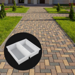 Telliskivi Kivi Vorm Tee DIY Tee Tegija Kivistamine Tsement Aia Dekoor