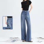 Suvised &Uuml;li&otilde;hukesed Tencel Lyocell Laiad P&uuml;ksid, Superpehmed L&otilde;dvad Sirge L&otilde;ikega P&otilde;randani P&uuml;ksid X-Large denim sinine v&auml;rv