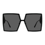 Dior &Uuml;heosalise Klaasiga Ruudukujulised P&auml;ikeseprillid Naiste p&auml;ikeseprillid Mustad CD40030U14A0 Basic Packaging-Eyeglass Case+Box,58,Black