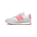 New Balance NB 237 Abrasion Resistant Low top Toddler Shoes Gray Infant And Toddler IH237PK Wide (W) 27.5 white