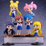 6 tk/komplekt Anime Sailor Moon Merkuur Veenus Jupiter Mars T&uuml;drukud Ilu PVC Kuju Mudel M&auml;nguasjad 15cm no box