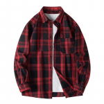 Kevadine ja s&uuml;gisene pikkade varrukatega ruuduline s&auml;rk meestele, retro vabaaja s&auml;rk-jakk XL