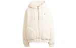 Adidas Originals Sherpa Trefoil, mitmetaskuline lai termiline sherpa kapuutsiga jakk, talvine naiste, kreemikas HG6677 32