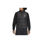 Nike Logo Tr&uuml;kiga Seisva Kraega T&otilde;mblukuga Vest Meeste Vestid Must FB8193-010 L black