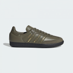 adidas Samba OG N&otilde;elakujulised Triibud Tume Khaki Must (Naiste omad) 41