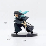 12-20cm Kuum Anime Demon Slayer Kuju Nezuko Tanjirou Zenitsu Inosuke Kyoujurou Giyuu Armas Qposket Figuur PVC Mudel M&auml;nguasjad Kingitus black