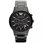 Emporio Armani AR2453 Meeste kvartsikellad Must sihverplaat 43MM + Karp