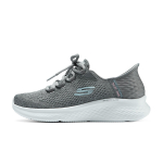 Skechers Slip-Ins Flash Technology L&ouml;&ouml;gisummutus Vastupidav Hingav Madalad Vabaajajalatsid Naiste tossud Hall 150012-GYMT 35.5 gray
