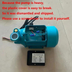 DC 12V 24V 48V Vee pump Harjatud mootoriga Booster pump QB60 K&otilde;rge t&otilde;stek&otilde;rgus Suur vooluhulk P&auml;ikesepatareiga pump Iset&auml;ituv pump 12V