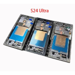 1 tk Samsung Galaxy S24 Ultra keskmine raamiplaat korpuseplaat LCD tugi esipaneeli raam varuosa S24 Ultra EU Grey