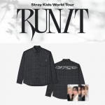 Eeltellimus Stray Kids RUN IT SEOUL Ruuduline s&auml;rk
