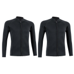 2mm neopreenist m&auml;rg&uuml;likonna komplekt (&uuml;laosa ja alaosa) Naistele Meestele Sukeldumine Snorgeldamine Surfing Ujumine Soojus Kaitse 3XL black