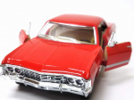 Kinsmart 1967 Chevrolet Impala Valatud Mini Mudel/T&otilde;mmatav Auto/Punane