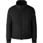 Canada Goose Lawson Series Klassikaline Punane Silt Tuulekindel Veekindel &Uuml;hev&auml;rviline P&uuml;stkrae T&otilde;mblukuga Villane Fliisjakk Meeste jakid Must 7049M-61 S black