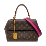 [Kasutatud] Cluny BB Monogramm-l&otilde;uend nahkdetailidega k&auml;ekott - M&otilde;&otilde;dukas #WW7BNR ONE SIZE brown
