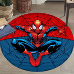 1 tk Marvel Spider-Man &uuml;mmargune vaip - libisemiskindel, masinpestav pol&uuml;estervaip elutoa ja magamistoa kaunistamiseks - t&auml;iuslik j&otilde;ulu- v&otilde;i Bi 120cm/47.2in