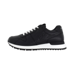 LOUIS VUITTON Run Away Lehma Nahast Madalad Vabaaja Kingad Meeste Mustad 1ADFJX 41 black